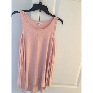 Off the shoulder long sleeve shirt